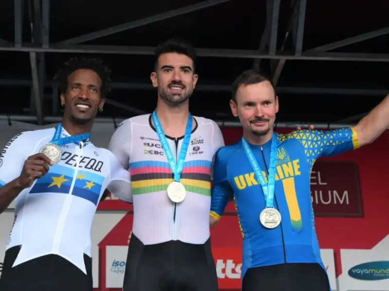 Lauro Chaman &eacute; ouro em etapa a Copa do Mundo de ciclismo de estrada