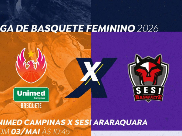 TV Brasil transmite Unimed Campinas e Sesi Araraquara neste domingo 