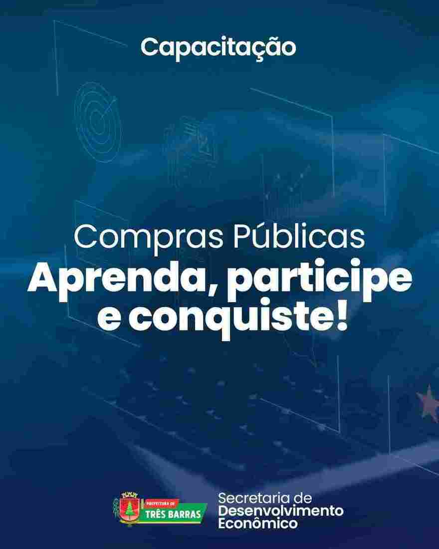 Capacita&ccedil;&atilde;o sobre Compras P&uacute;blicas. 