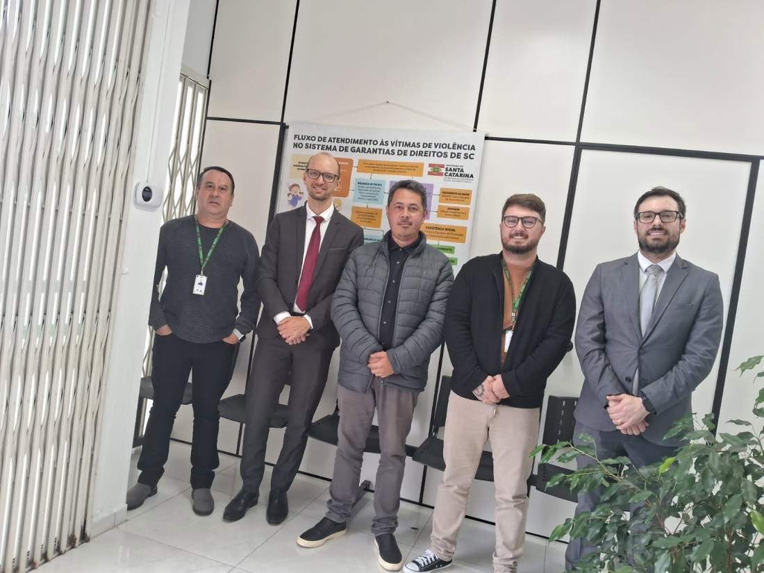  Visita do Dr. Lucas Chicoli Nunes Rosa, Juiz de Direito da Vara da Infância e Juventude