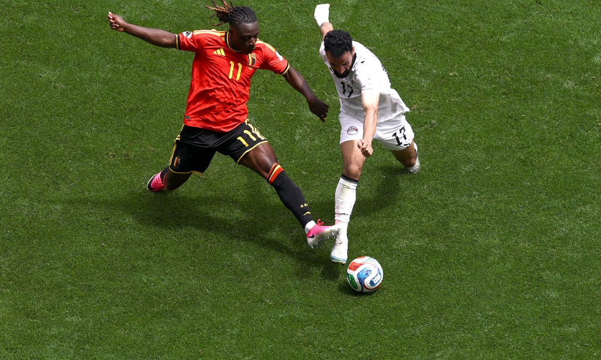 Bélgica e Egito ficam em 1 a 1 na abertura do grupo G da Copa do Mundo