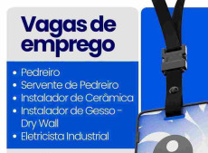 Oportunidade de emprego emprego na &aacute;rea da constru&ccedil;&atilde;o e ind&uacute;stria