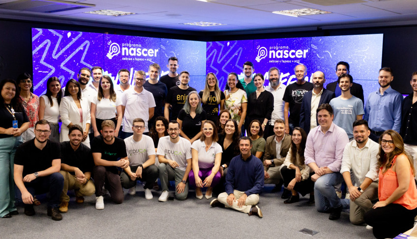 Programa Nascer 2026 bate recorde histórico com quase 2 mil inscrições e consolida força da inovação em Santa Catarina