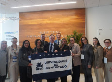 Representantes Universidade do Contestado (UNC) realizaram uma visita t&eacute;cnica ao Brigham Hospital, em Boston