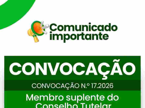 Convoca&ccedil;&atilde;o