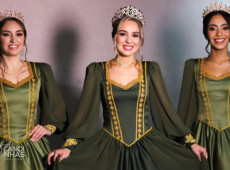 Sindimate presenteia realeza da Fesmate com vestidos inspirados na identidade de Canoinhas
