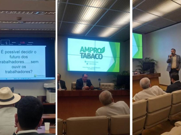 Secret&aacute;rio municipal de Desenvolvimento Rural, Gildo Stocker, representou o munic&iacute;pio em encontro promovido pela Amprotabaco e destacou a import&acirc;ncia econ&ocirc;mica e social da cadeia produtiva do tabaco para as fam&iacute;lias rurais e para o Brasil.