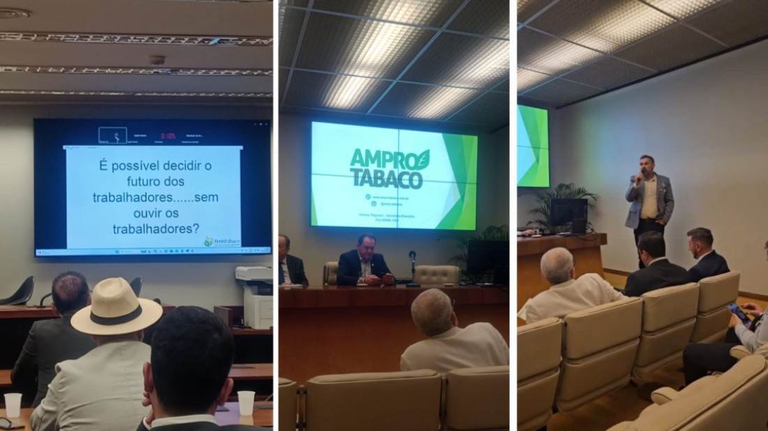 Secretário municipal de Desenvolvimento Rural, Gildo Stocker, representou o município em encontro promovido pela Amprotabaco e destacou a importância econômica e social da cadeia produtiva do tabaco para as famílias rurais e para o Brasil.