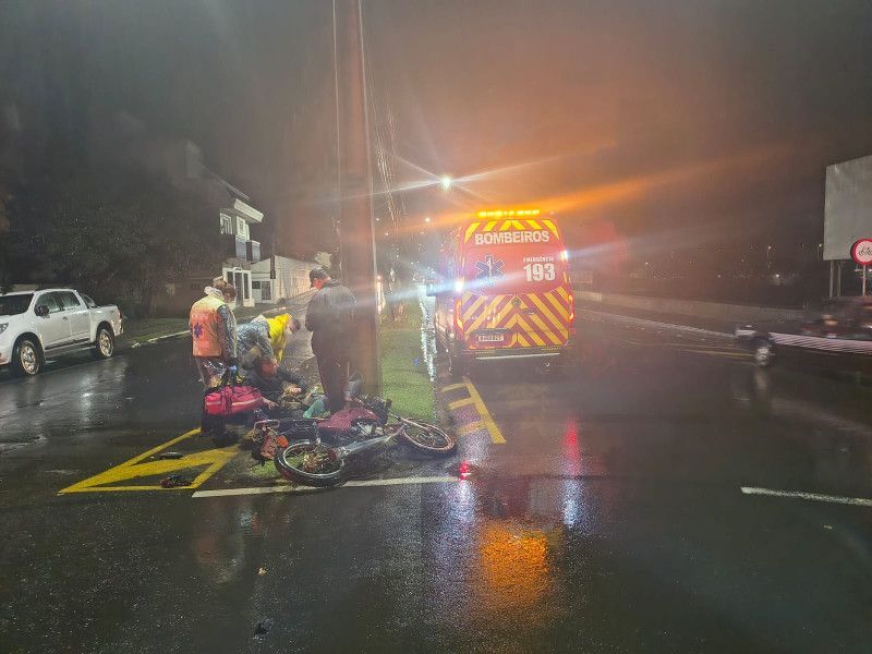 Vítima foi levada ao hospital com dores nas costas