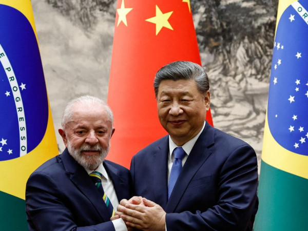 Acordo Mercosul-China &eacute; tratado em conversa entre Lula e Xi Jinping