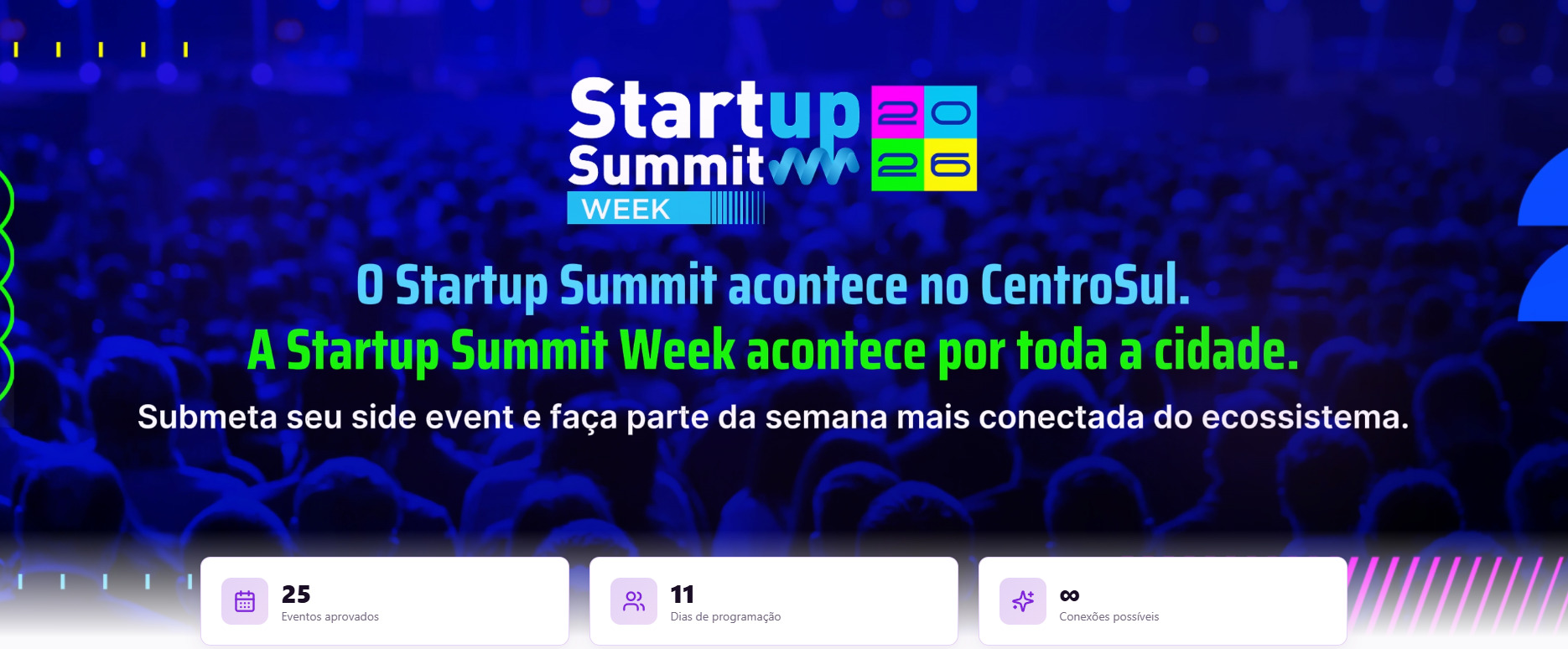 Por que participar do Startup Summit 2026: imersão, conexões e oportunidades para o ecossistema brasileiro de inovação