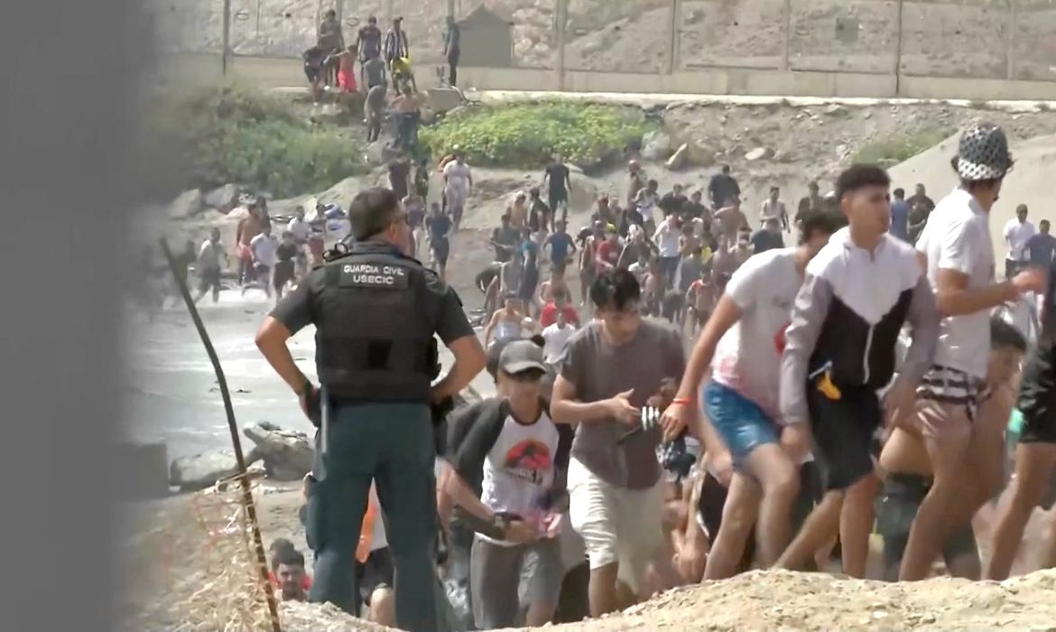 Espanha cita grupos reacionários e fake news em imigração em Ceuta