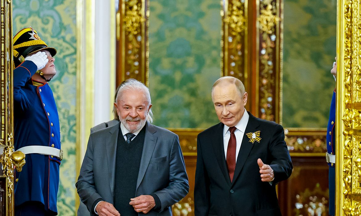 Lula conversa com Putin sobre comércio e geopolítica