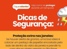 orienta&ccedil;&atilde;o da Secretaria Municipal de Prote&ccedil;&atilde;o e Defesa Civil.