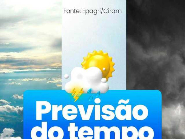 PREVIS&Atilde;O DO TEMPO | Semana come&ccedil;a fria e chuvosa, mas sol volta a aparecer em Tr&ecirc;s Barras