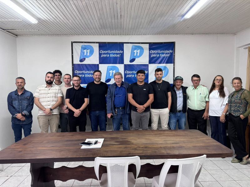 Nova direção: Ivan Gilberto Krauss assume a presidência do Progressistas de Canoinhas pelos próximos três anos, ao lado da nova executiva municipal eleita durante a convenção.