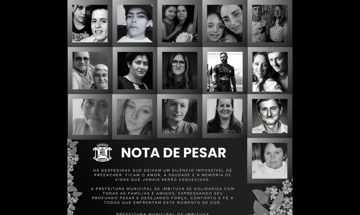 Vítimas do acidente na BR-737 são veladas em Imbituva 