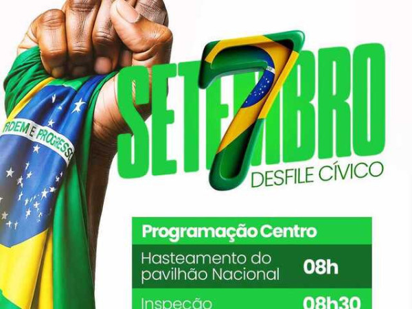 Tr&ecirc;s Barras celebra a Independ&ecirc;ncia do Brasil com Desfile C&iacute;vico no dia 7 de setembro