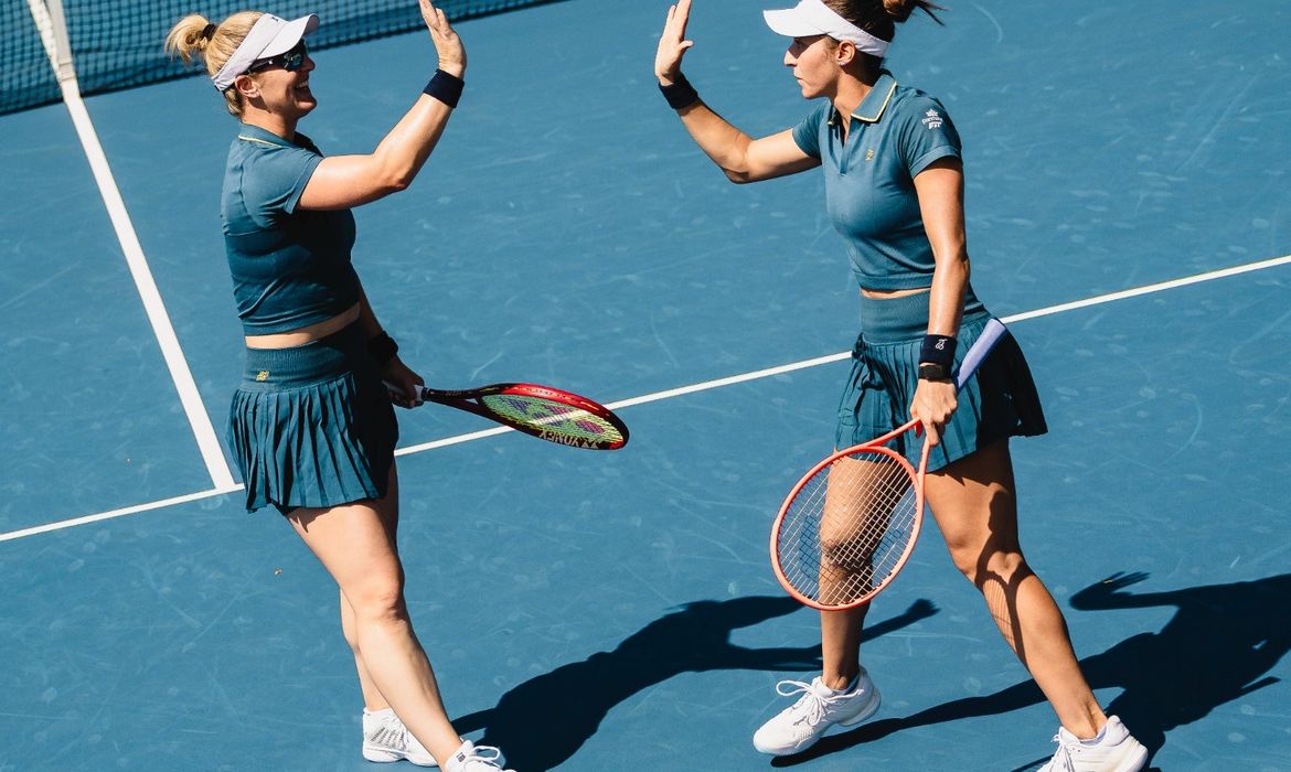 Dupla de Luisa Stefani vence mais uma e vai às oitavas do US Open