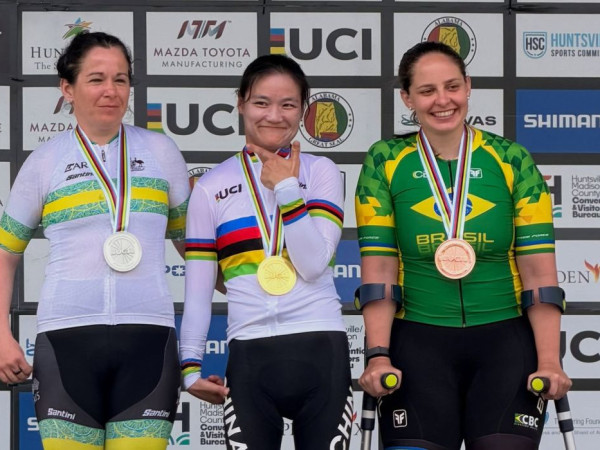 Brasil encerra Mundial de paraciclismo de estrada com cinco medalhas