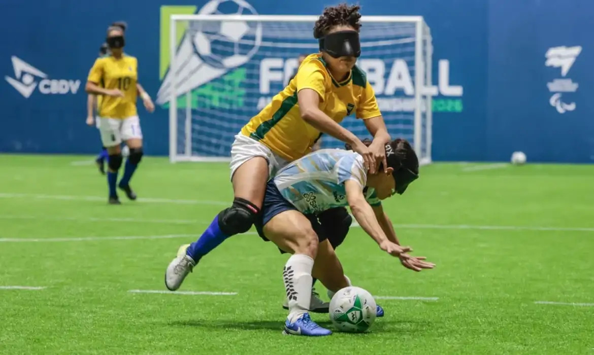 Brasileiras são vice-campeãs da Copa América de futebol de cegas