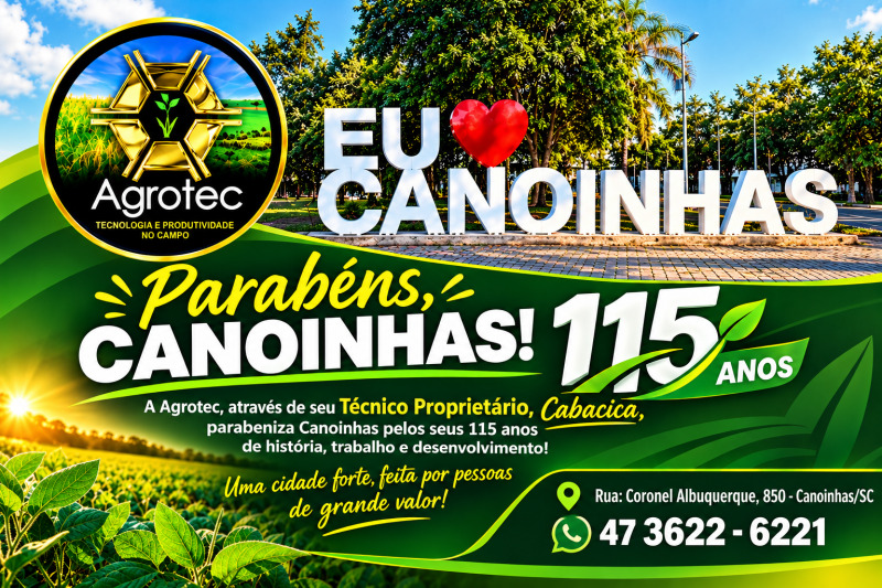 Uma homenagem de quem acredita em Canoinhas