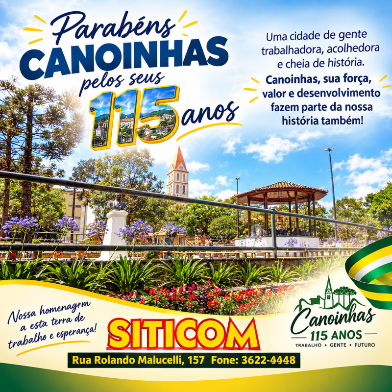 Uma homenagem de quem acredita em Canoinhas