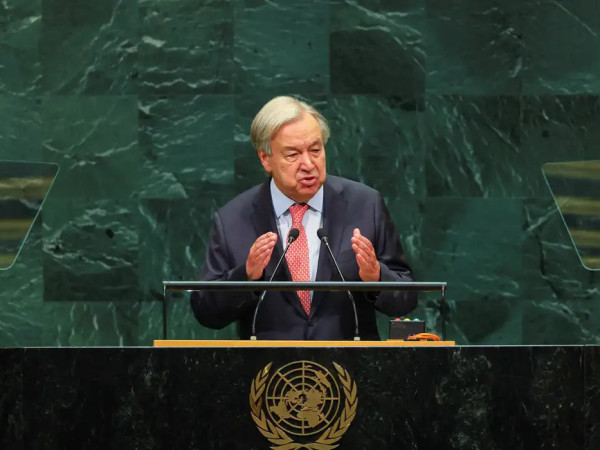 Secret&aacute;rio-geral da ONU alerta para avan&ccedil;o de guerras e riscos da IA