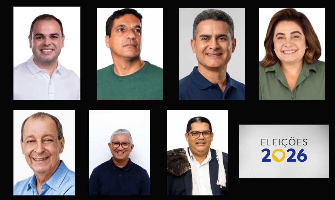 Sete candidatos concorrem ao governo do Amazonas; veja quem são