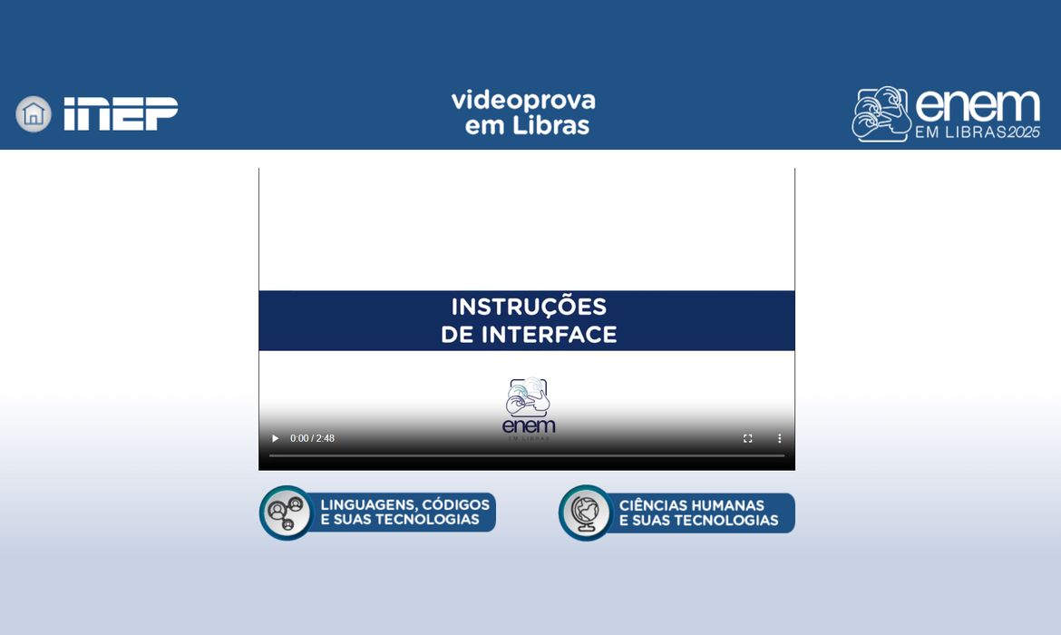 Plataforma Enem Libras ganha atualização com provas de 2017 a 2025