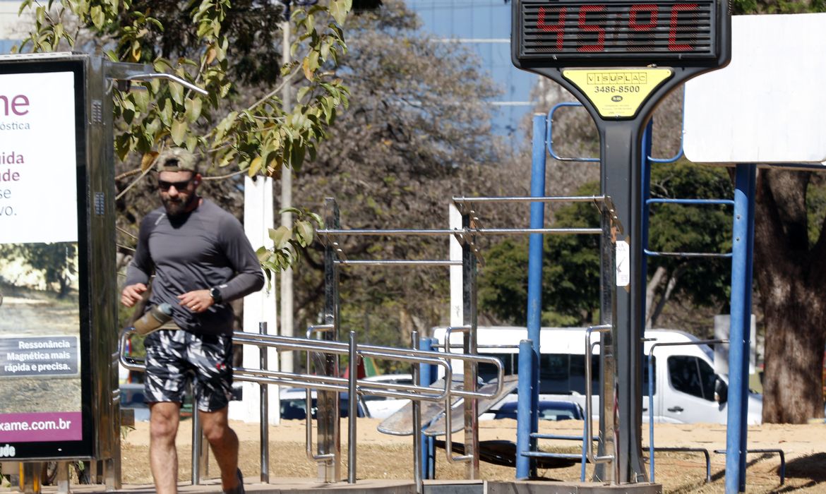Semana começa com termômetros a 40°C no Centro-Oeste, Sudeste e Sul 