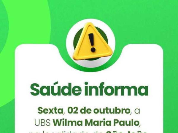 O expediente na Unidade B&aacute;sica de Sa&uacute;de (UBS) Wilma Maria Paulo