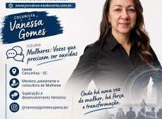Colunista Vanessa Gomes.