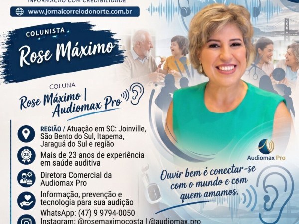 Colunista: Rose M&aacute;ximo | Audiomax Pro