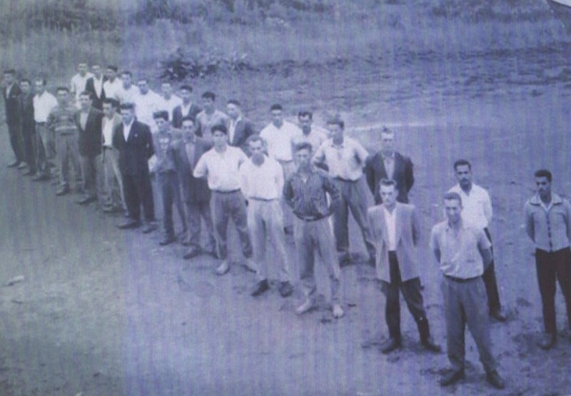  Policiais rec&eacute;m inclu&iacute;dos no 3&ordm;BPM em mar&ccedil;o de 1963. Ilson &eacute; o primeiro da D para a E