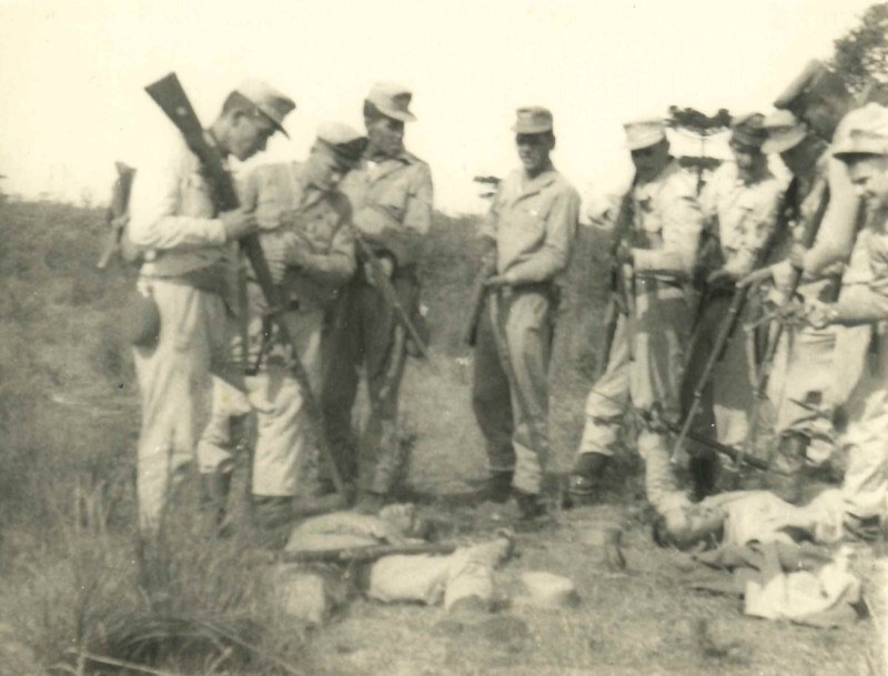 Fotografia do CFS durante a instru&ccedil;&atilde;o no CIMH. Junho de 1963. Acervo do 3&ordm;BPM.
