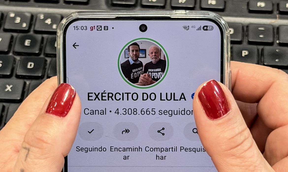Campanha registra canal Exército do Lula na Justiça Eleitoral