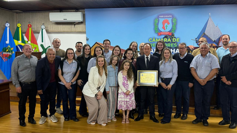C&acirc;mara de Canoinhas homenageia Rafael Mirando com t&iacute;tulo de Amigo do munic&iacute;pio 